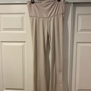 femme Maternity lounge pants (oatmeal)